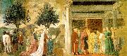 Piero della Francesca Adoration of the Holy Wood and the Meeting of Solomon and the Queen of Sheba painting